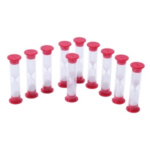 Learning Advantage 1 Minute Sand Timers Set of 10 (CTU7656) - 1 of 2