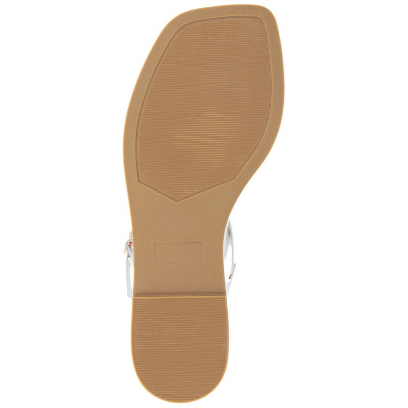 Journee Collection Womens Charra Tru Comfort Foam Buckle Flat Sandals, 5 of 10
