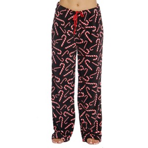 Just Love Womens  Print Plush Fleece Pajama Pants - 1 of 3