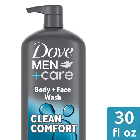 Гель для душа и умывания с дозатором Dove Men+Care Clean Comfort, без сульфатов, 30 fl oz