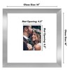 Americanflat 14x14 Wedding Signature Picture Frame - 5x7 Picture Frame with or 14x14 Frame without Mat - Shatter Resistant Wedding Photo Frame - 2 of 4