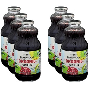 Lakewood Organic Pomegranate Fusion Juice  - 32 fl oz (Case of 6) - 1 of 2