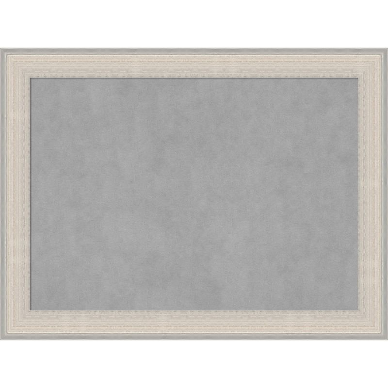 32&#34;x24&#34; Cottage Framed Magnetic Board White/Silver - Amanti Art, 1 of 12
