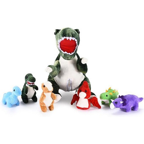 Snug A Babies Dinosaur Squishmallow Stuffed Animal Set Of 7 Multicolored Target