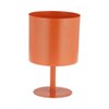 Sagebrook Home Flat Base Metal Indoor Outdoor Planter Pot with Stand Burnt Orange 8"x8"x12": Contemporary Iron Planter - 2 of 4
