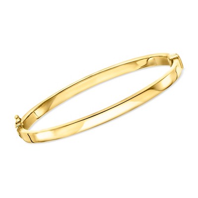 Pure Collection by Ross-Simons 18kt Gold Vermeil Polished Bangle Bracelet