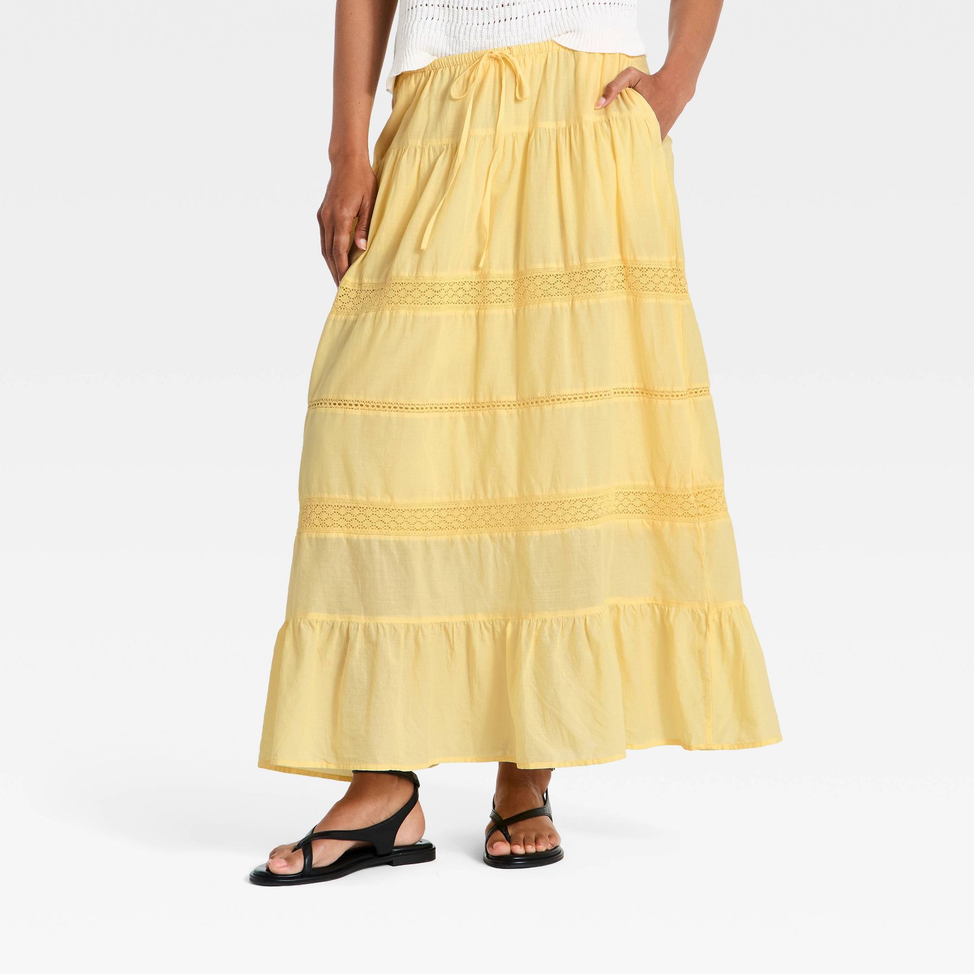 Women's Lace Maxi Full Skirt - Universal Thread™