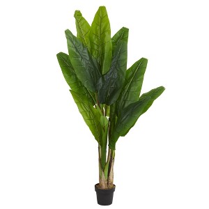 Nearly Natural 6-ft Triple Stalk Banana Artificial Tree - 1 of 1