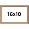 PosterPalooza | Deco Brown Picture Frame - UV Acrylic, Backing Board, Hanging Hardware Included - 2 of 4