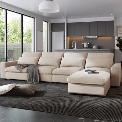 Living room sofa store with chaise