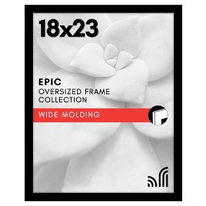Americanflat 18x23 Poster Frame with Polished Plexiglass, Epic Collection, Gallery Wall Frames with Engineered Wood, Black - 1 of 1