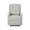 Fabric Manual Push Back Recliner Chair, Compact Design for Living Room - 2 of 4