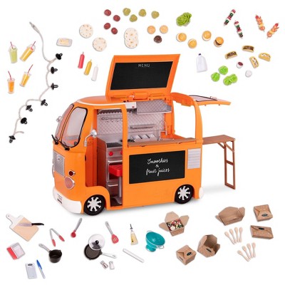 our generation doll food truck