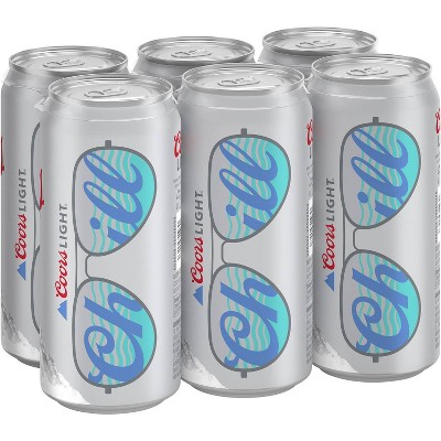 Coors Light Beer - 6pk/12 Fl Oz Cans : Target