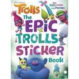 The Epic Trolls Sticker Book (DreamWorks Trolls) (Paperback) by Rachel Chlebowski, Golden Books