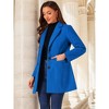 INSPIRE CHIC Women's Notched Lapel Single Breasted Outwear Fall coat - 2 of 4