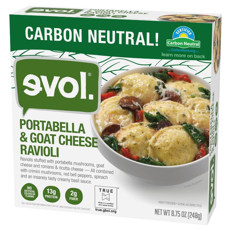 Evol Frozen Portabella and Goat Cheese Ravioli - 8.75oz, 3 of 4