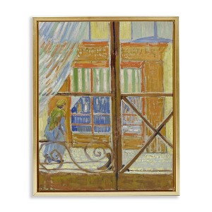 Stupell Industries Van Gogh View of Butcher's Shop Floating Frame Canvas Art - 1 of 4
