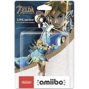 Amiibo Link (Archer) - The Legend of Zelda: Breath of the Wild Collection - Compatible with Nintendo Switch, Wii U, 3DS - 1 of 3