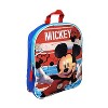 Disney Mickey Mouse Backpack 11" Mini Toddler Boys Girls Red Blue - 4 of 4