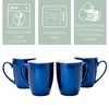 Elanze Designs Daddysaurus The Most Rexellent Dad Navy Blue 10 ounce New Bone China Coffee Cup Mug - 3 of 4