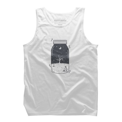 Men's Design By Humans Halloween in a jar By roc21 Tank Top