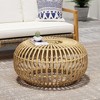 Boho Style Outdoor Wicker Coffee Table - 4 of 4