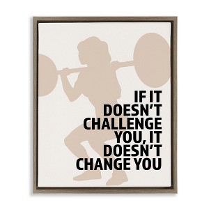 Stupell Industries Motivational Challenge Workout, 31" x 25" - 1 of 4