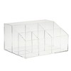 Bright Creations 7 Compartment Desktop Organizer, Clear Acrylic Pen & Pencil Holder for Desk, School & Office Supplies, 8.7x6.5x4.52 in - 3 of 4