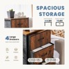 Kumasinova Dresser for Bedroom,Chest of Drawers with Metal Frame and Wood Top,Bedroom Dressers with 2/4 Drawers for Living Room,Nursery - 4 of 4