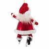 De Carlini Italian Ornaments 8.0 Inch Frosty Footwork Christmas Tree Ornament , Christmas Decor Skating, Santa (1PC) - 3 of 4