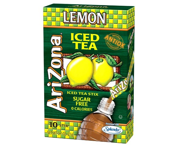 AriZona Lemon Box - 10pk/.7oz Stix