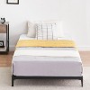 Heavy-Duty Metal Platform Bed Frame, Sturdy Slats, High Capacity, No Box Spring, Easy Assembly, Noise-Free, Black - 3 of 4