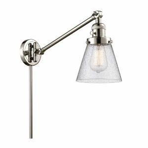 Cone - 1 Light Swing Arm Wall Sconce In Industrial Style-25 Inches Tall and 8 Inches Wide - 1 of 1
