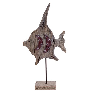 Beachcombers Med. Angel Fish on Stand