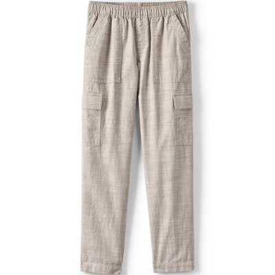 Lands' End Kids Woven Pull On Utility Cargo Pants