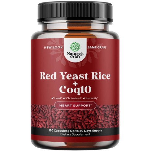 Red Yeast Rice + Coq10 Capsules, Nature's Craft, 120ct : Target