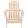 vidaXL Adirondack Chair Lounge Patio Lawn Chair for Garden Solid Wood Fir - Natural - 2 of 4