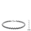 Steeltime Men's stainless steel rounded box chain bracelet - 3 of 4