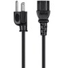 Monoprice Power Cord - 25 Feet - Black | NEMA 5-15P to IEC 60320 C13, 18AWG, 10A/1250W, 3-Prong - 2 of 4