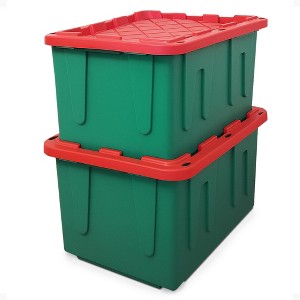 HOMZ Durabilt 27 Gallon Heavy Duty Storage Tote with Lid - 1 of 4
