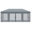 VisioGear 10'*20' Pop Up Canopy Tent with Netting, Instant Tents for Parties with Carry Bag for Garden, Cream White, 230.25"*116.25"*106.25" - 4 of 4