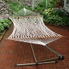 Double Cotton Rope Patio Hammock - White - Algoma: Durable, Two-Person, Indoor/Outdoor Use - 4 of 4