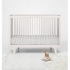 Bacati - Gray Arrows on white backgroud 100 percent Cotton Universal Baby US Standard Crib or Toddler Bed Fitted Sheet - 4 of 4