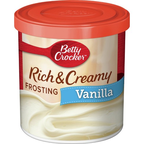 Betty Crocker Rich and Creamy Vanilla Frosting - 16oz - image 1 of 4