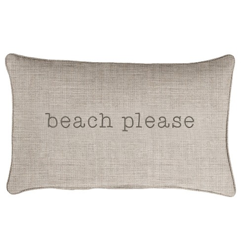 Beach please outlet pillow