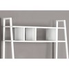 Space Saving White Top Computer Desk - White Metal - EveryRoom - 3 of 4