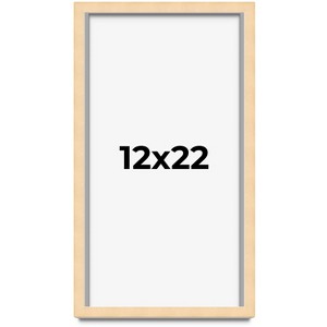 PosterPalooza | Classic Modern Yellow Picture Frame - UV Acrylic, Foam Board Backing, Hanging Hardware - 1 of 4