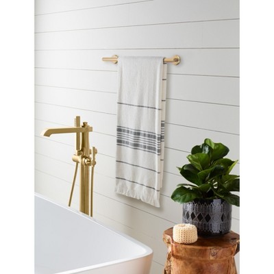 Champagne Bronze 21'' Stainless Steel Wall Mounted Towel Bar