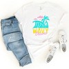 Simply Sage Market Wavy Dreams Short Sleeve Tee - 2XL - White - 3 of 4